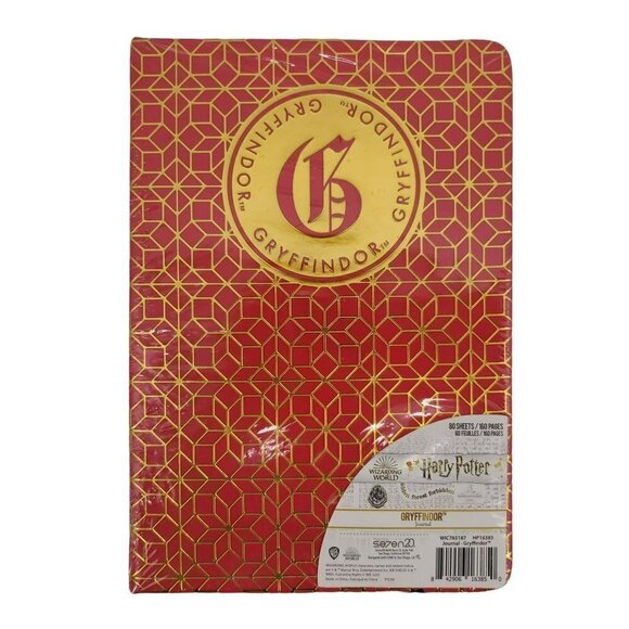 NIP Harry Potter Wizarding World Gryffindor Se7en20 Journal Notebook 80 Sheets - Picture 1 of 5